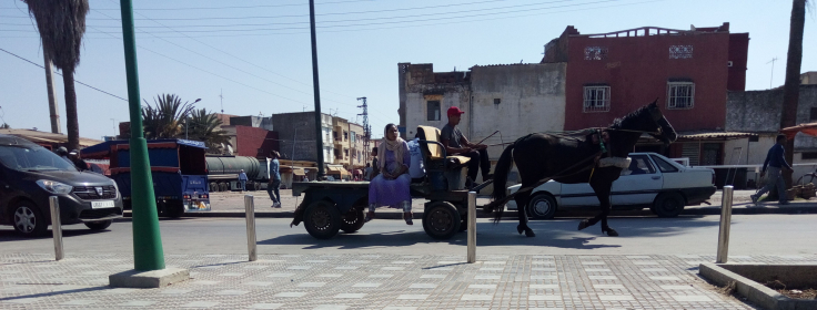 Camino del mercado - Sidi Yahya -compressor